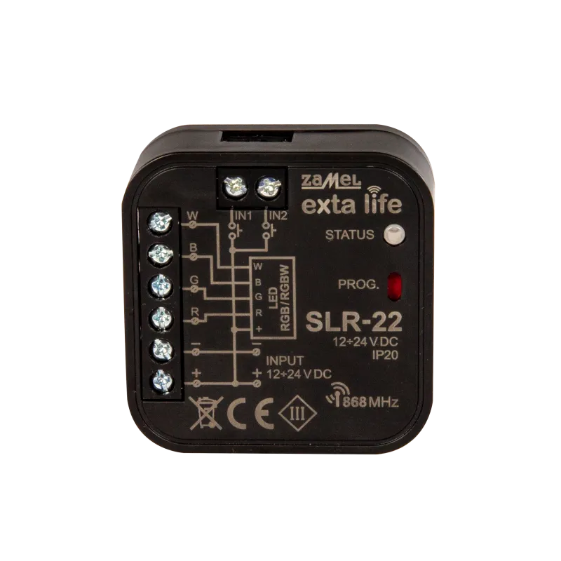 LED-Controller RGBW 12-24V DC Zamel SLR-22