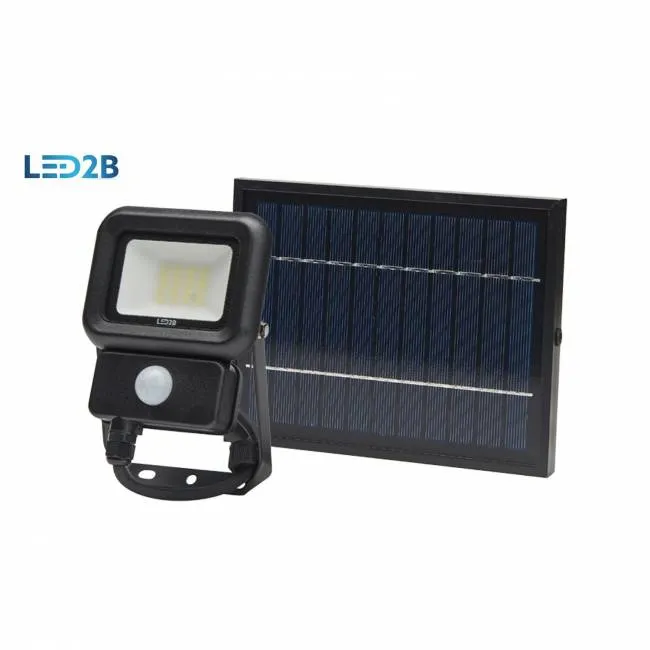 LED-Flutlicht mit Bewegungsmelder SOLAR LED NCS 10W COLD WHITE LED2B