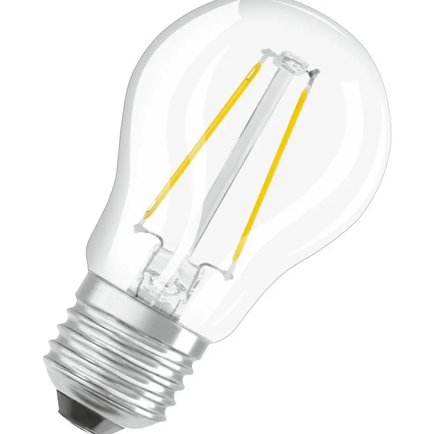 LED Retrofit CLASSIC P RF E27 2.5W = 25W 2700K Glühbirne Osram