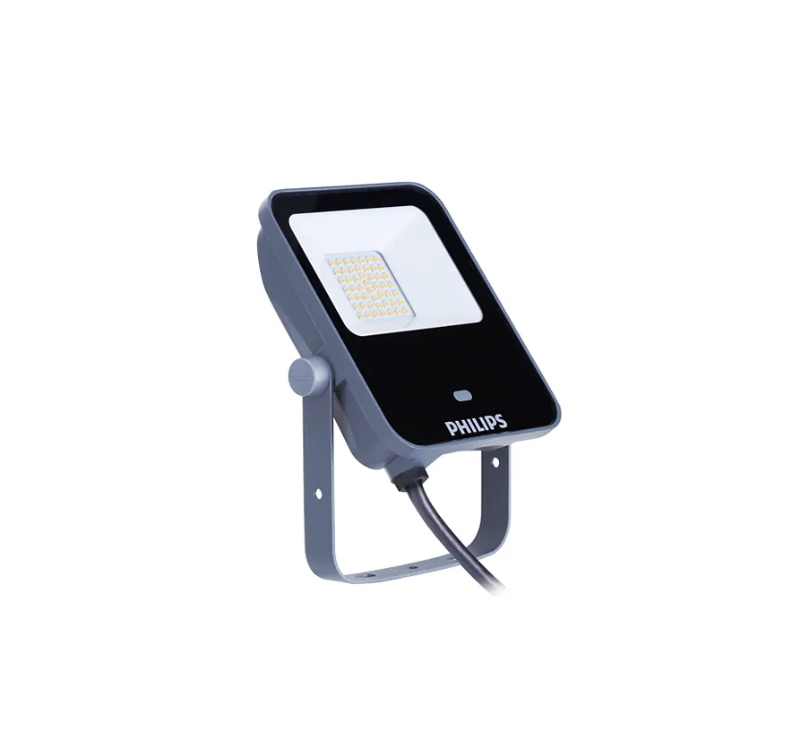 Ledinaire LED-Flutlicht mit Fernbedienung und Bewegungssensor 20W 3000K 2000lm BVP154 LED20/830 PSU Philips