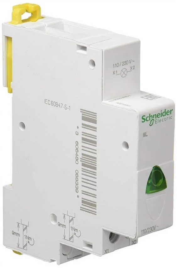 Leuchtmelder grün 110-230V AC iIL Schneider A9E18321
