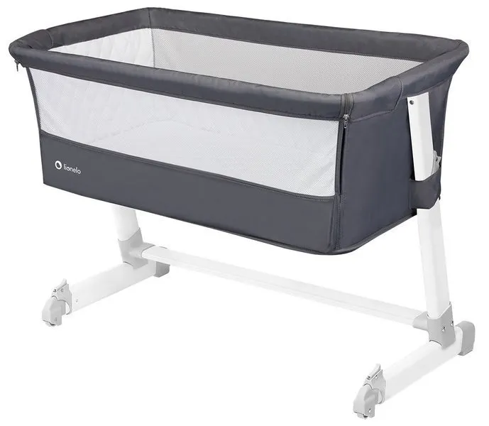 Lionelo Theo Beistellbett dark grey