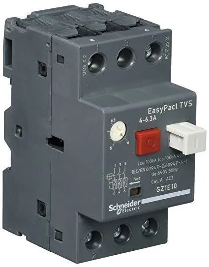 Motorabschalter 3P 2,2kW 4-6,3A Schneider GZ1E10