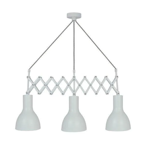 Pendelleuchte Hängeleuchte weiß 3xE27 Zuma Line Bruno Pendant WL243B-3P