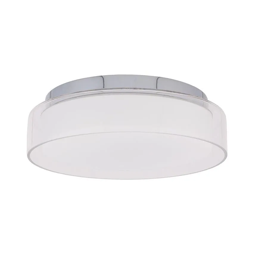 Runde Decke plafond PAN LED S 12W 4000K 530lm chrom IP44 Nowodvorski 8173