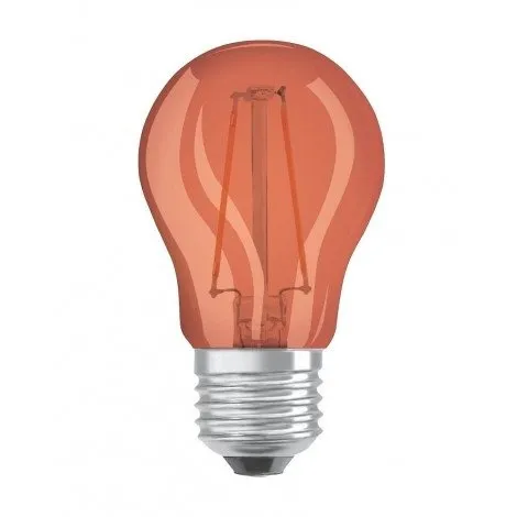 STAR CL P Orange dekorative LED-Glühbirne E27 1.6W = 15W 1500K orange Kugel Osram