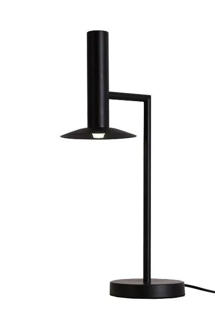 Schwarze HAT 3W 3000K Schreibtischlampe