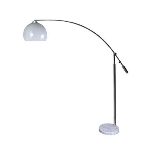 Stehlampe Innenleuchte 1x E27 Chrom weiß Zuma Line Madison TS-061121F