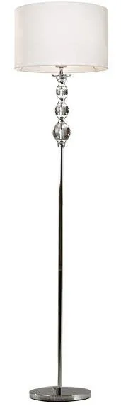 Stehlampe Innenleuchte 1x E27 weiß Kristall 160cm Zuma Line Rea Rll93163-1W