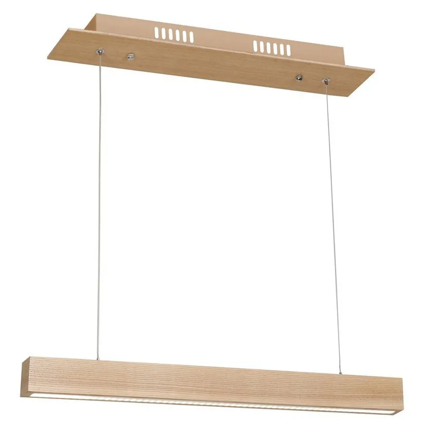 TIMBER LED-Pendelleuchte 12W 3000K 840lm Naturholz Milagro MLP567