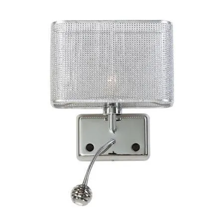 Tischlampe Innenleuchte rund silber Chrom Kristall Zuma Line Blink 0173-04W