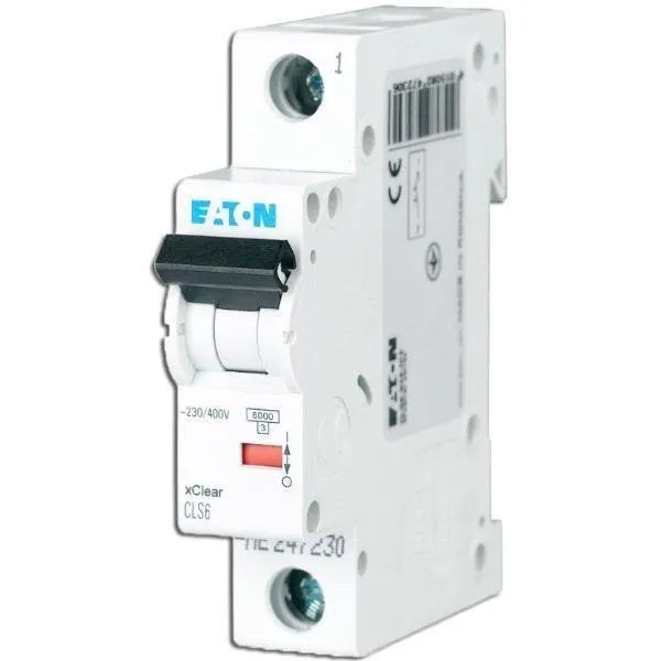 ÜBERSTROMSCHUTZSCHALTER C 6A 1 POLIG CLS6-BP EATON