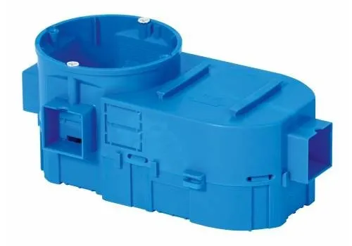 Unterputz-Einbaudose 2 x 60 mm tief für Elektronik in Reihe mit Tasche SE2x60 Simet