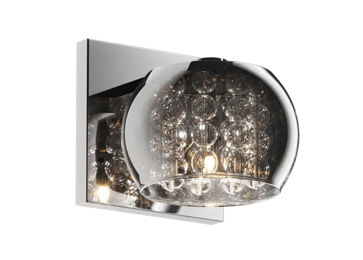 Wandleuchte Innenleuchte 1x G9 transparent/ silber Chrom Glas Zuma Line Crystal W0076-01A-B5FZ