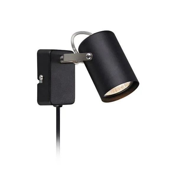 Wandleuchte KEY 1L GU10 Schwarz Marksoljd 106415