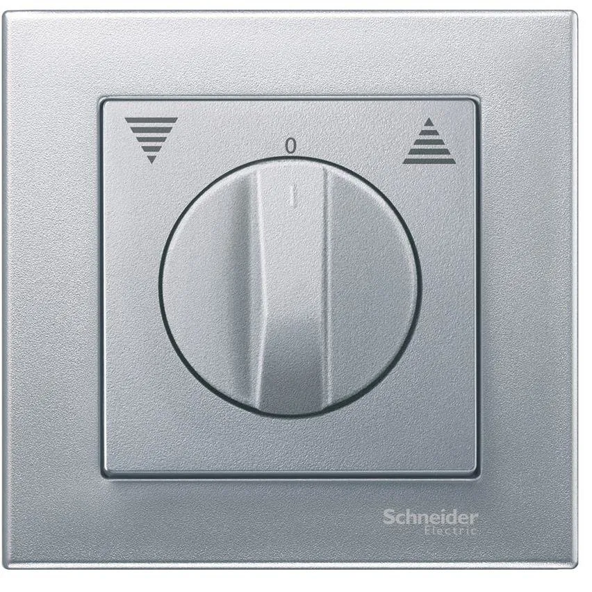 Zentralplatte Jalousie Dreh Aluminium System M Schneider Merten MTN569860