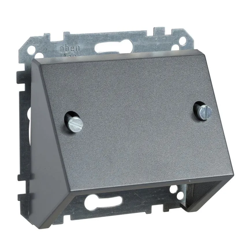 Zentralplatte f. Kabelverschraubungs Anthrazit System M Schneider Merten MTN464614
