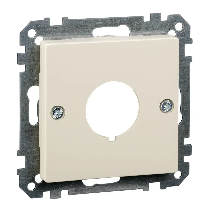 Zentralplatte für Befehlsgeräte cremefarben System M Schneider Merten MTN393844