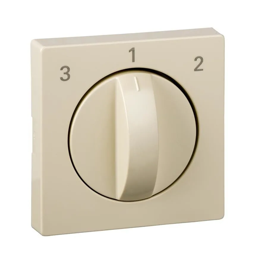 Zentralplatte für Lüfterdrehschalter, Dreh, cremefarben System M Schneider Merten MTN567344