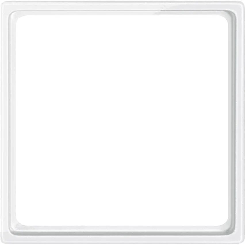 Zwischenring für Kombieinsätze nach DIN 49075, polarweiß glänzend, System M Schneider Merten MTN518519