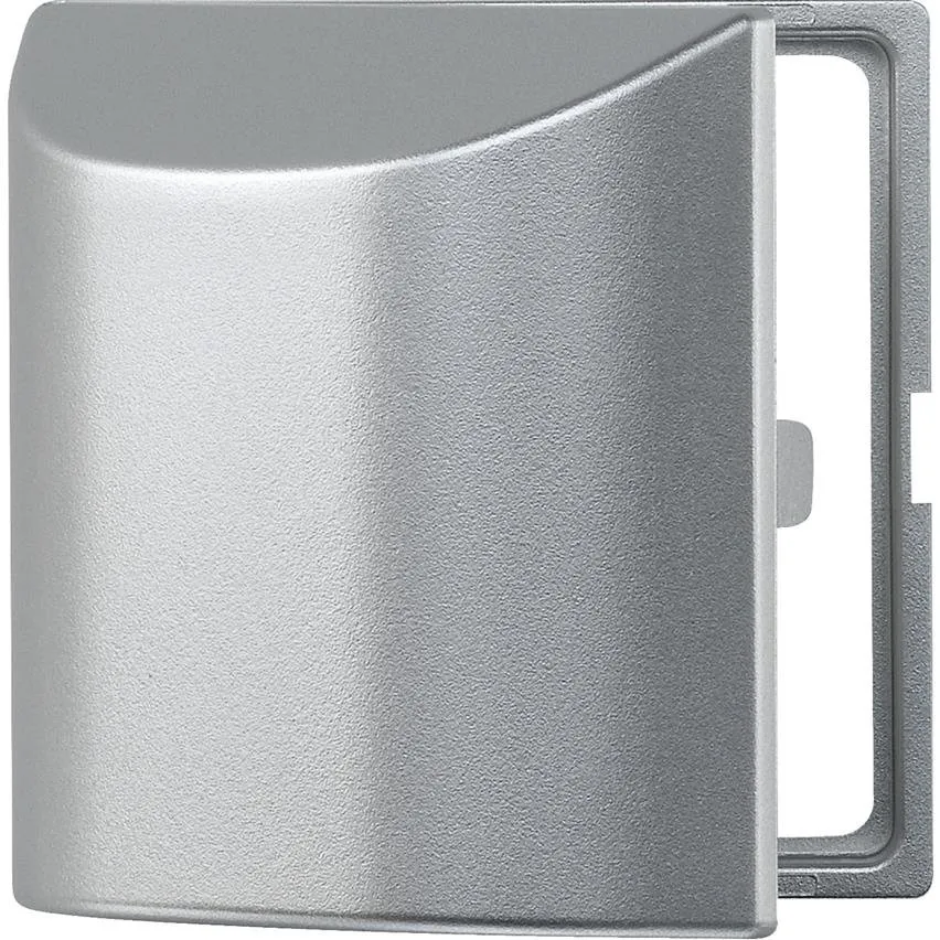 Zwischenring mit Klappd. für Kombieinsätze nach DIN 49075, Aluminium, System M Schneider Merten MTN518260