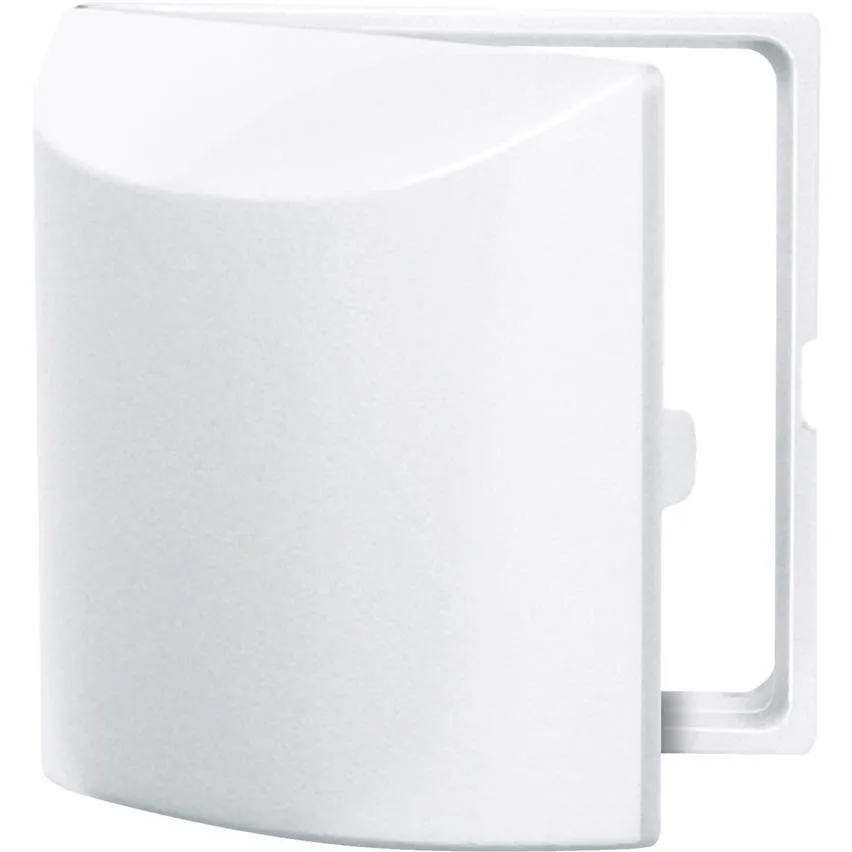 Zwischenring mit Klappd. für Kombieinsätze nach DIN 49075 aktivweiß System M Schneider Merten MTN518625