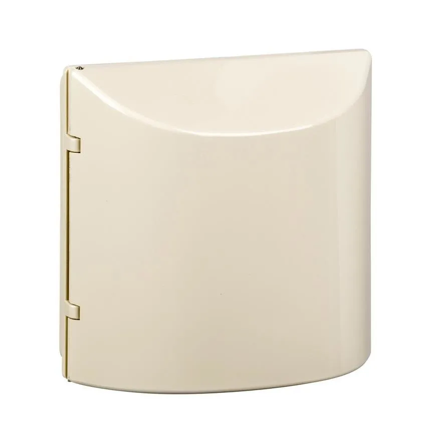 Zwischenring mit Klappd. für Kombieinsätze nach DIN 49075 cremefarben System M Schneider Merten MTN518644