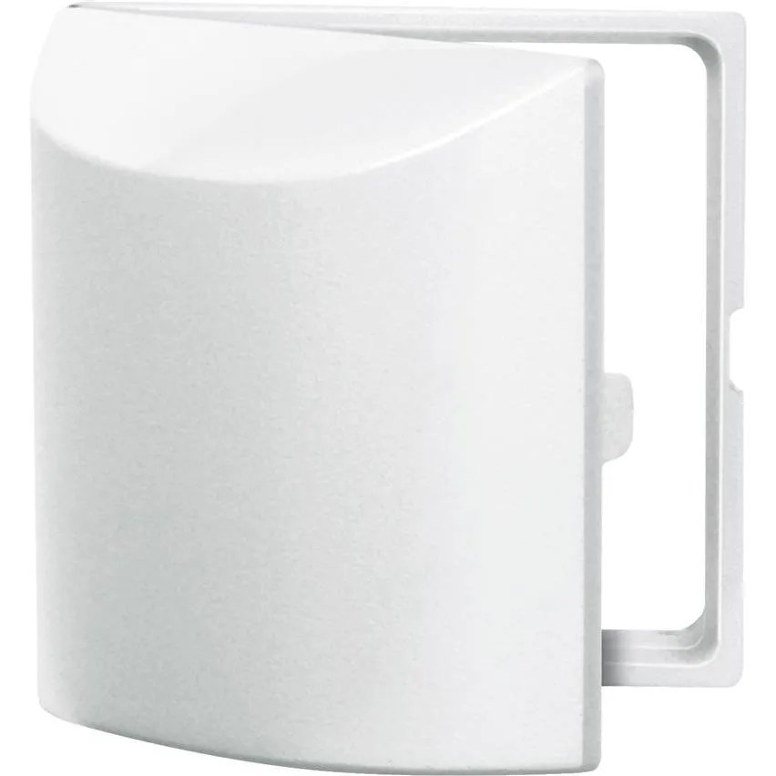 Zwischenring mit Klappd. für Kombieinsätze nach DIN 49075 polarweiß System M Schneider Merten MTN518619