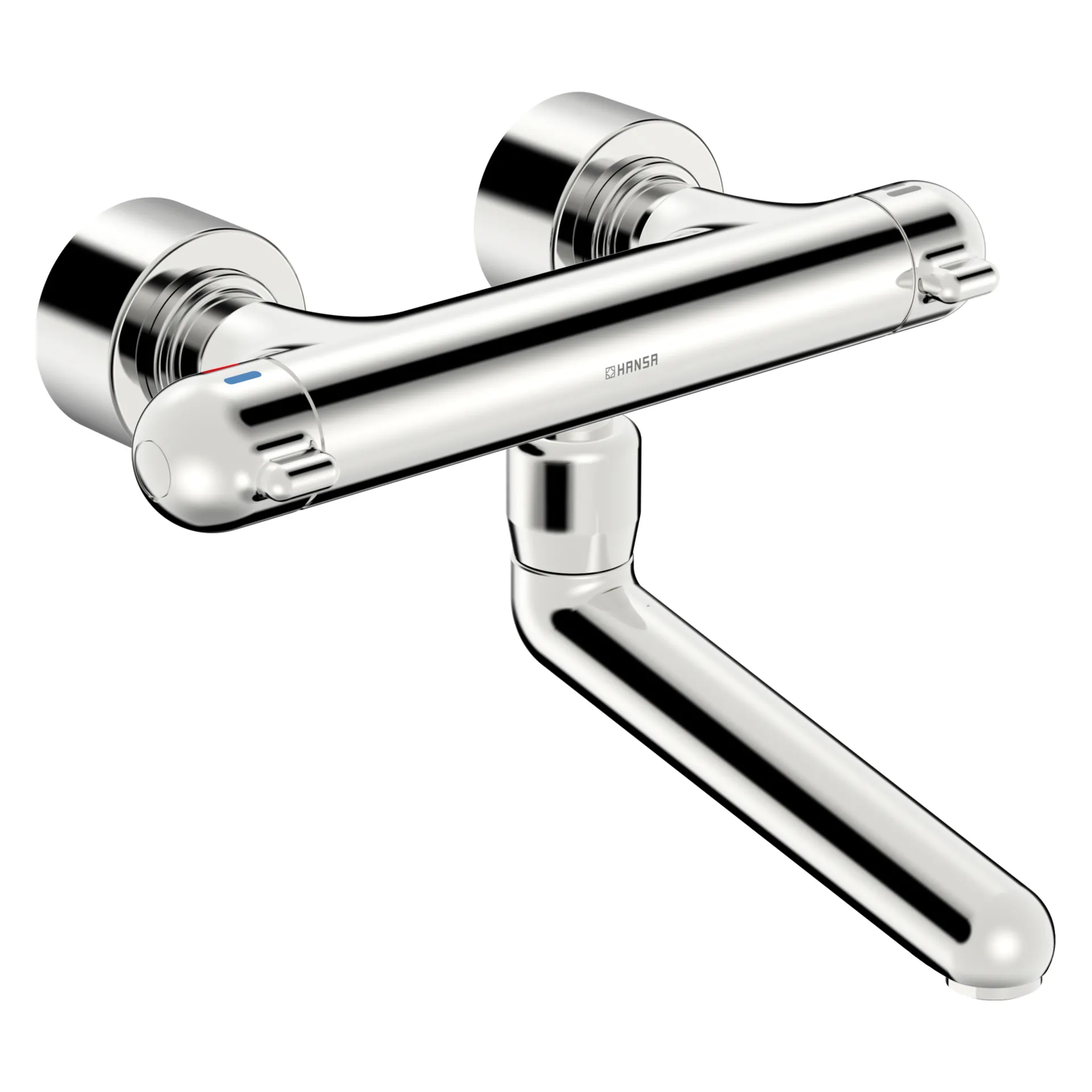 Zweihand-Waschtischarmatur „Medipro“ Ausladung 259 mm in Chrom