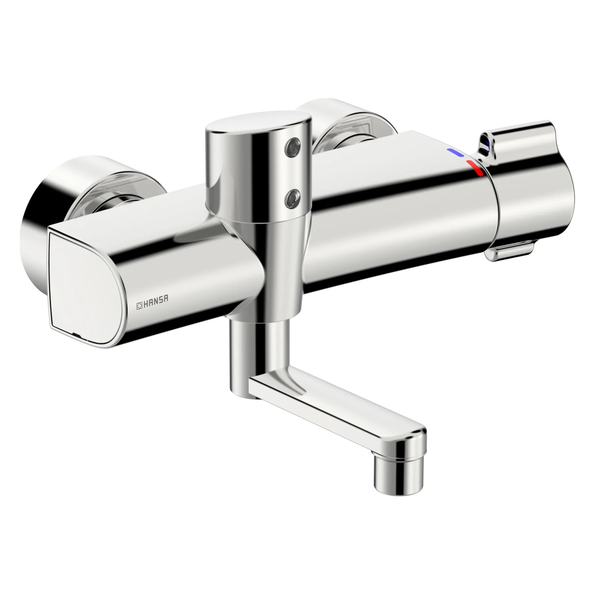 Hansa Waschtischarmatur, elektronisch „Clinica“ Ausladung 186 mm in Chrom