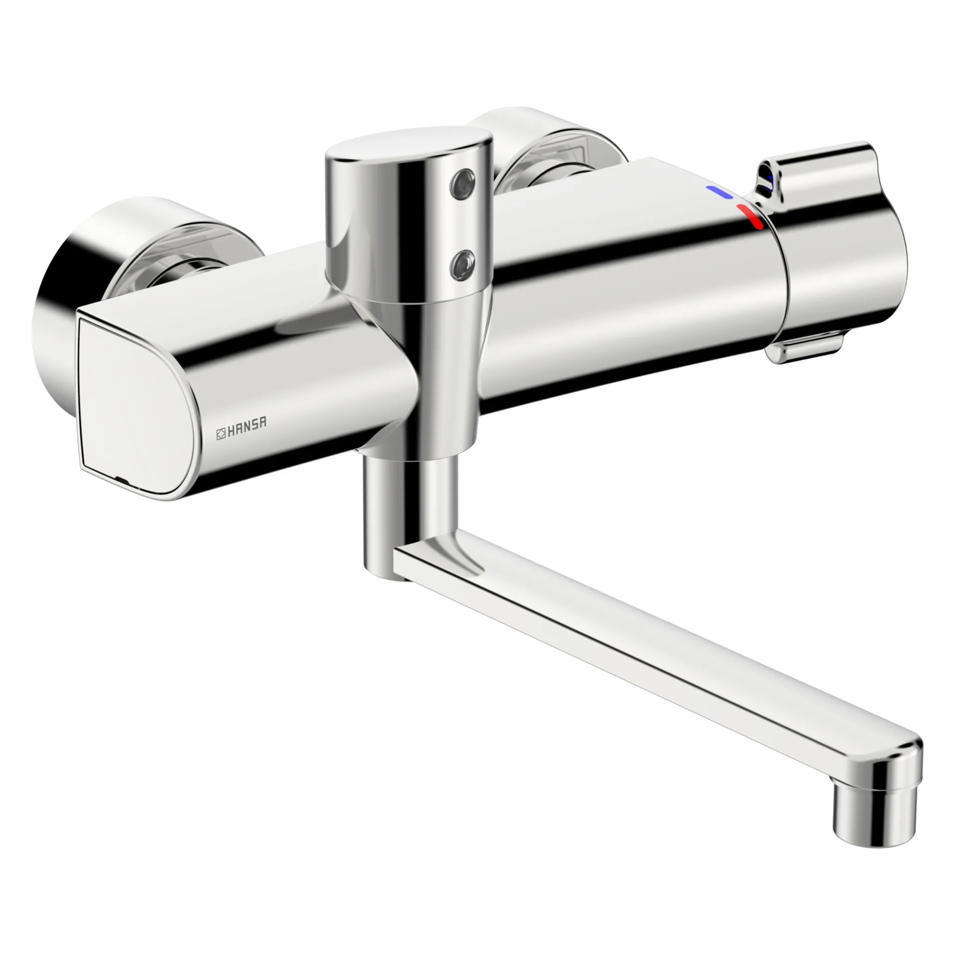 Hansa Waschtischarmatur, elektronisch „Clinica“ Ausladung 286 mm in Chrom