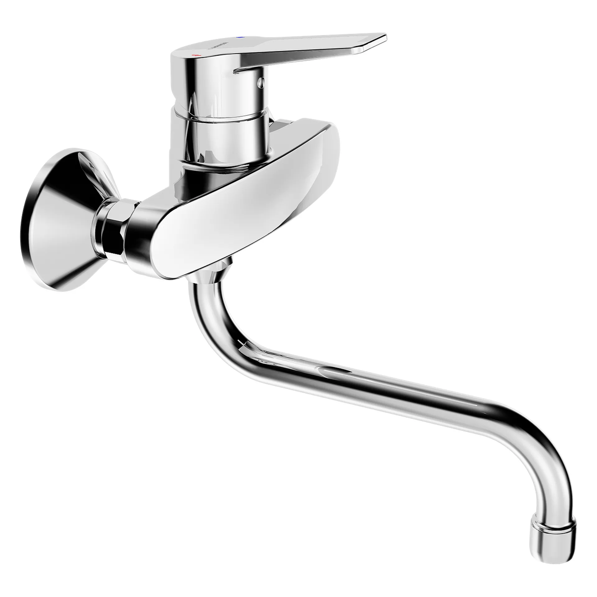 Hansa Einhand-Küchenarmatur „Twist“ Ausladung 232 mm in chrom