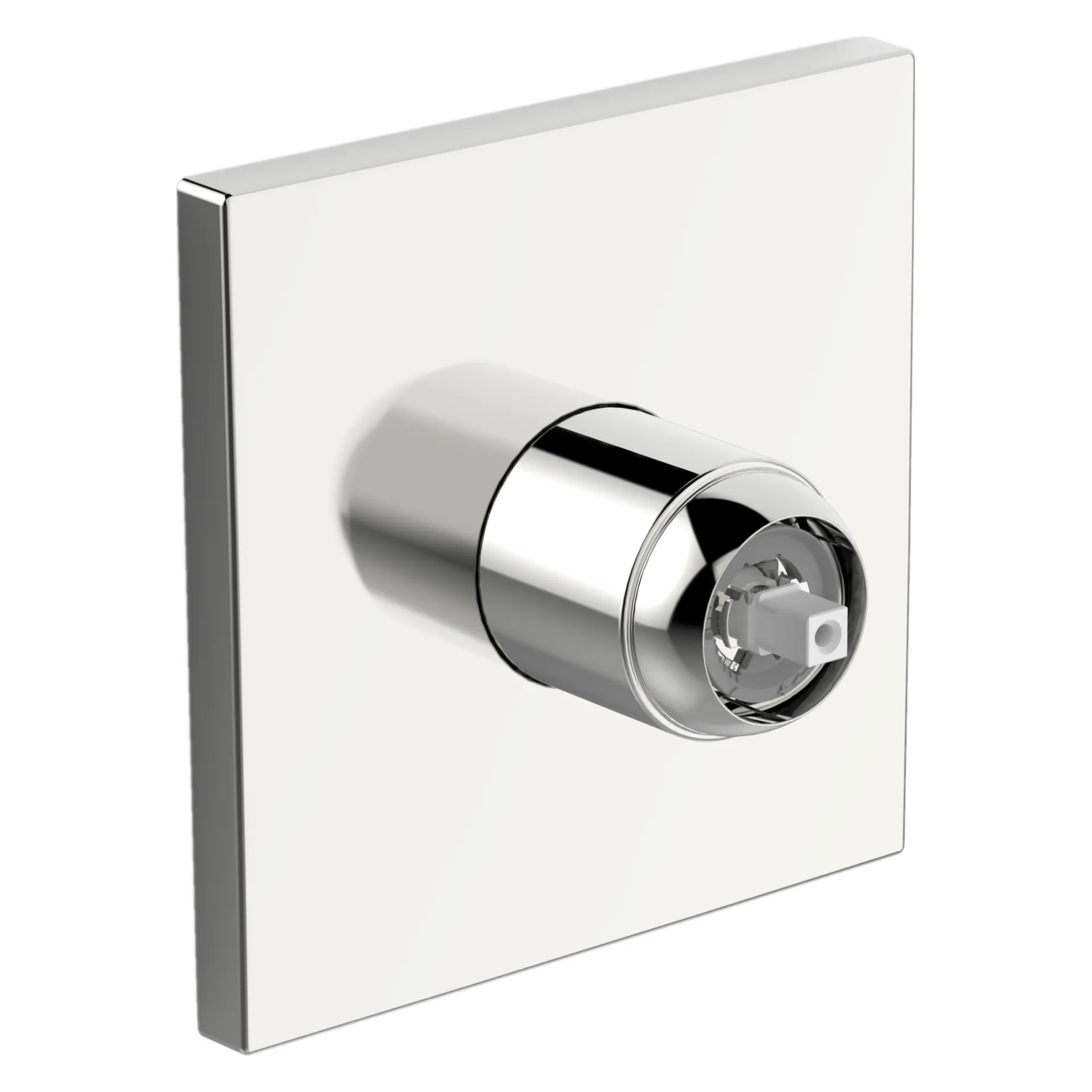 Fertigmontageset für Brausebatterie VAROX PRO 4055 Rosette eckig Chrom