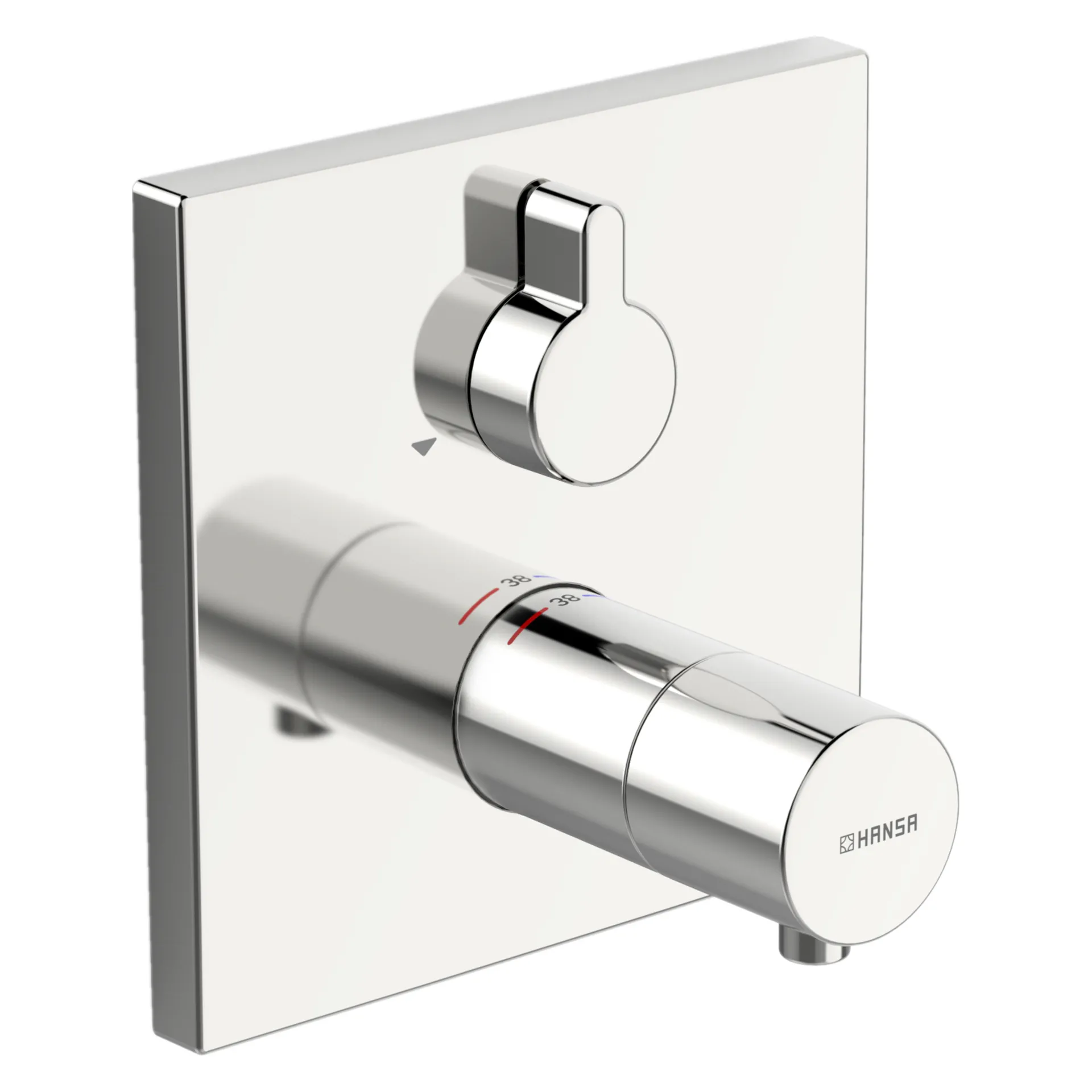 Fertigmontageset für Wanne/Brause VAROX PRO 4058 Rosette eckig Chrom