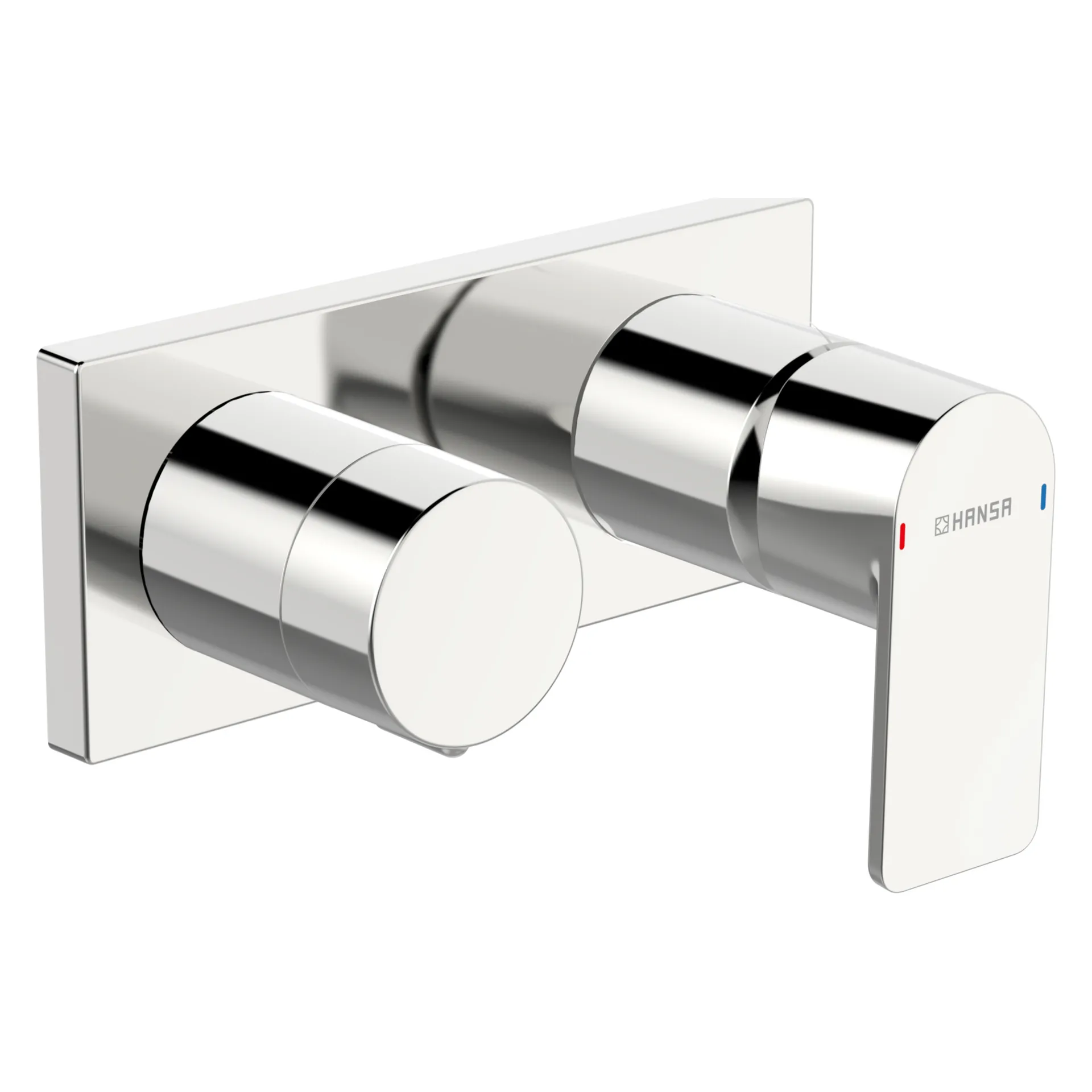 Einhebelmischer Fertigmontageset für Wanne/Brause STELA 4457 Rosette eckig Chrom