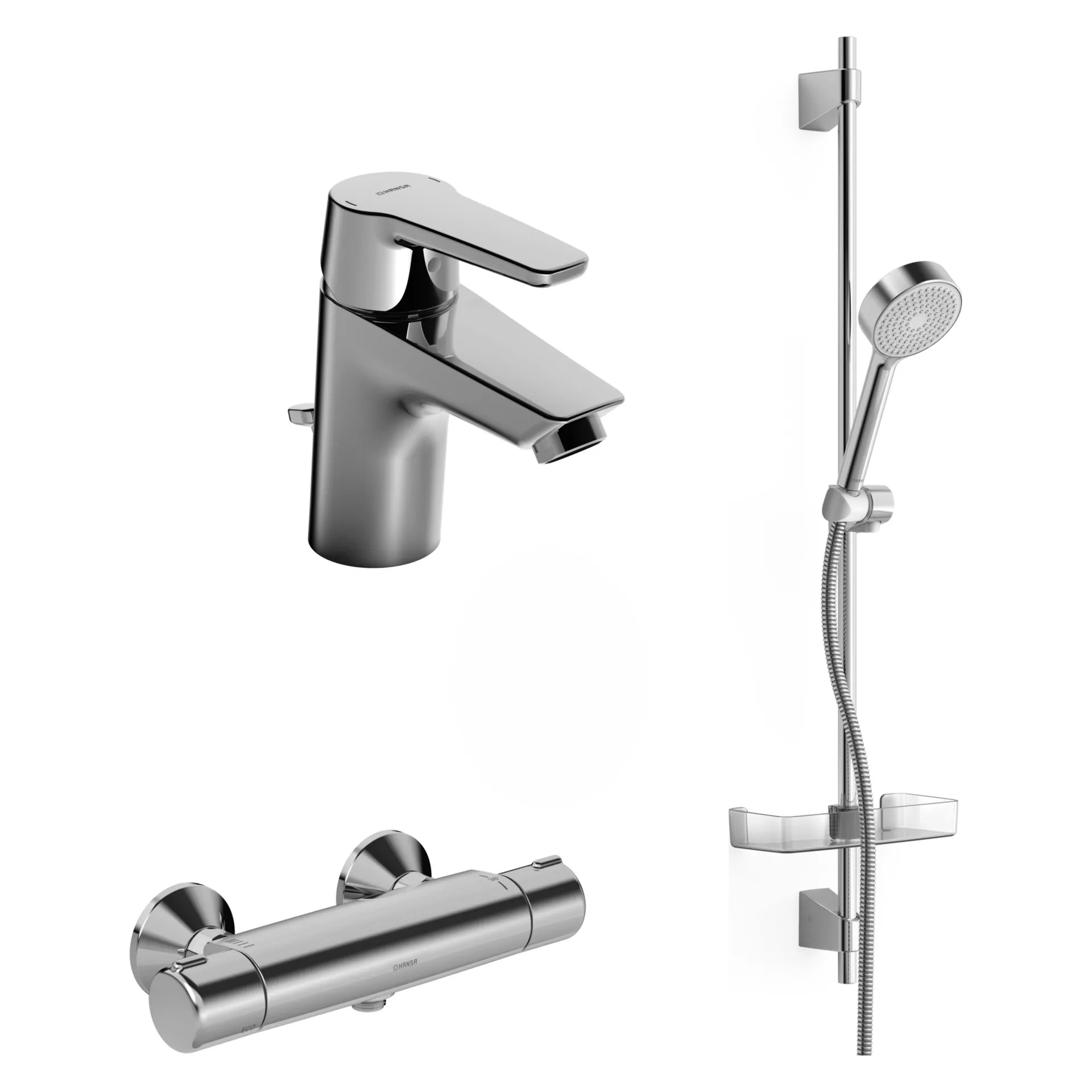 Hansa Armaturen Paket „Polo“ in chrom