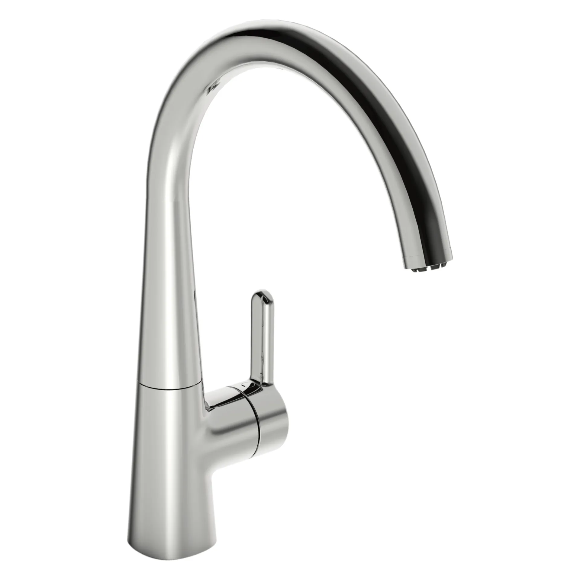 Hansa Einhand-Küchenarmatur Niederdruck „Designo Style“ Ausladung 219 mm in chrom
