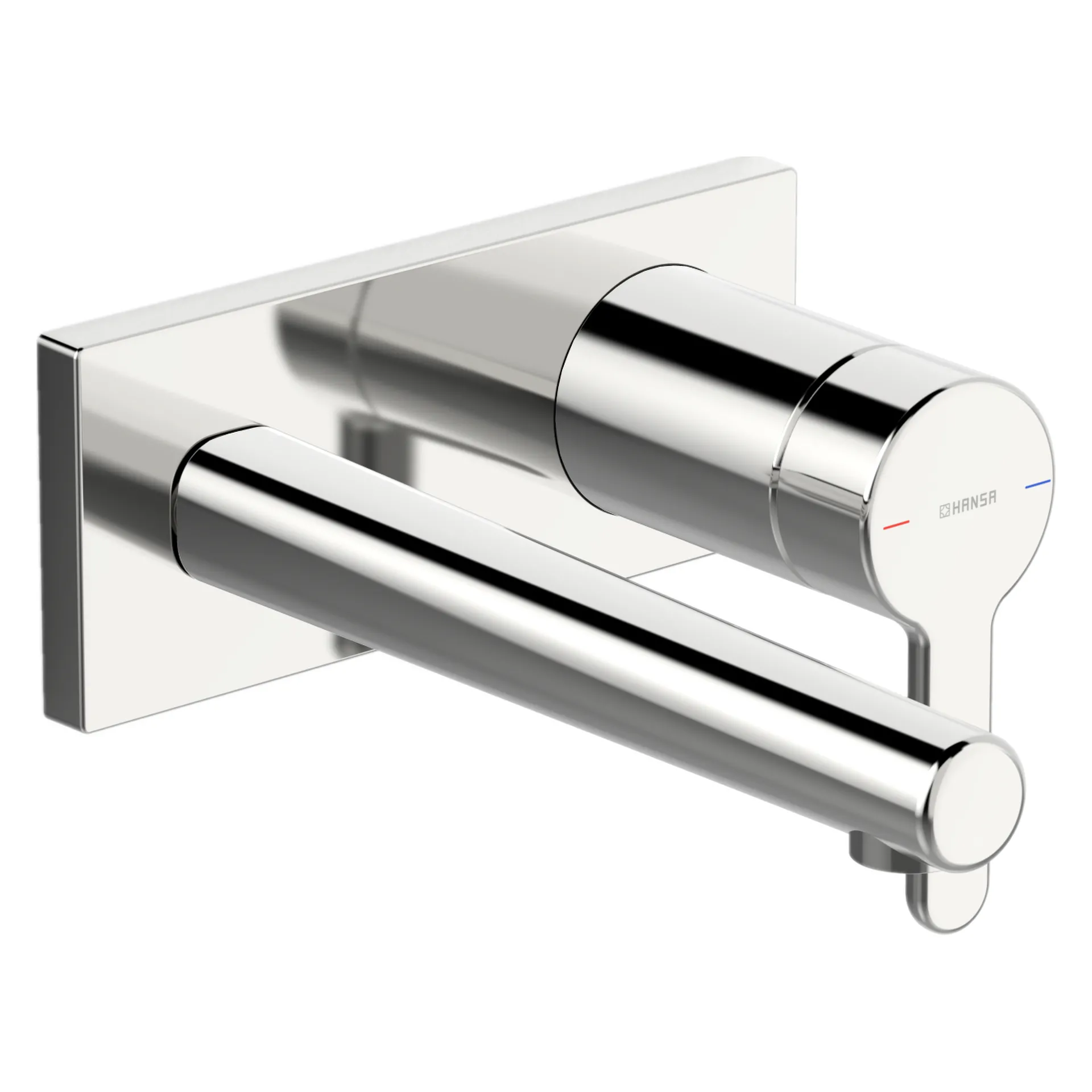 Einhebelmischer Fertigmontageset für Waschtischbatterie DESIGNO Style 5109 Rosette eckig Ausladung 194mm DN15