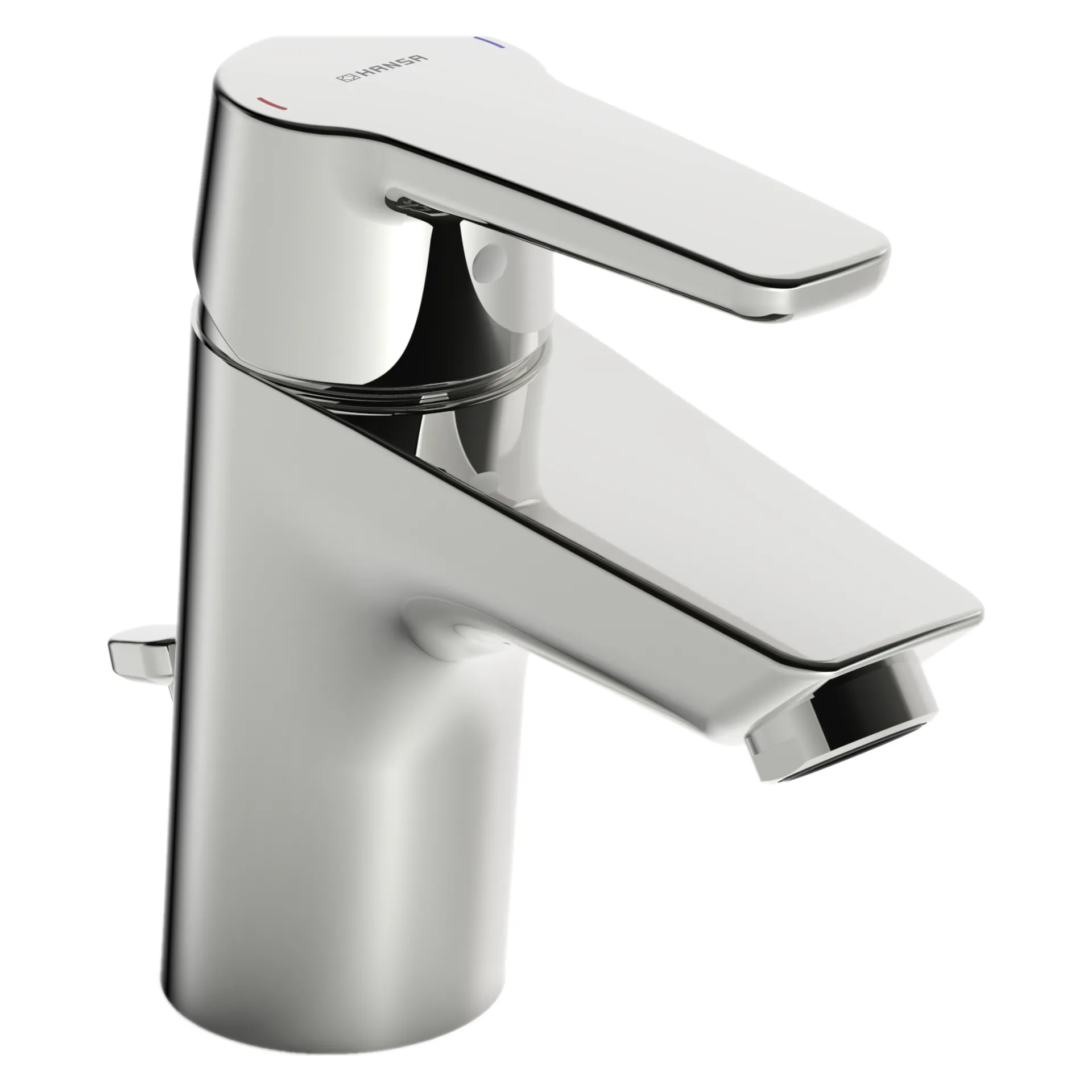 Einhand-Waschtischarmatur „Polo“ Ausladung 103 mm in Chrom