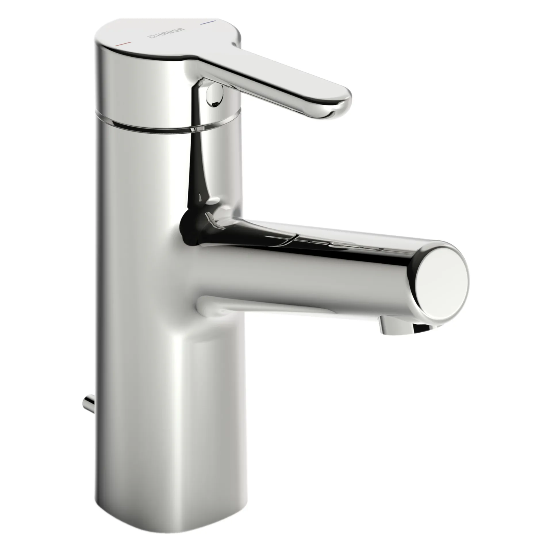 Einhand-Waschtischarmatur „Designo Style“ Ausladung 119 mm in Chrom