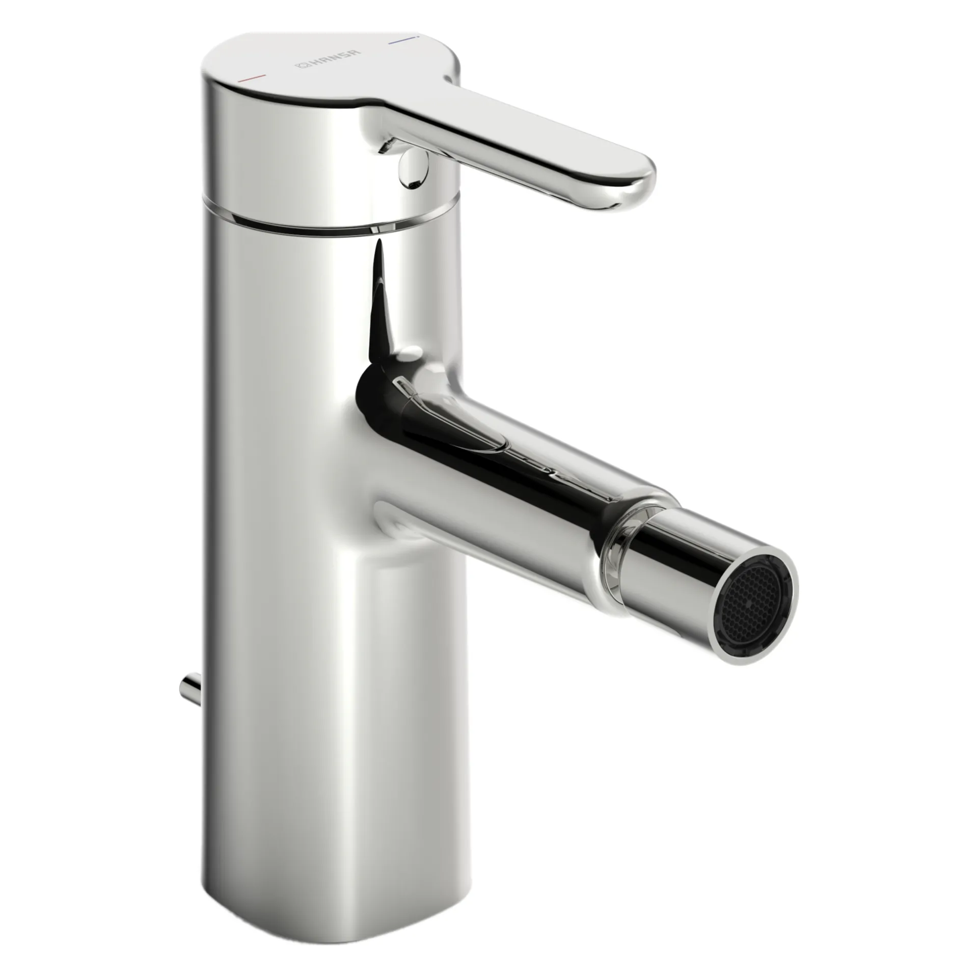 Einhebelmischer Bidet-Batt DESIGNO Style 5173 Zugstangenablaufgarnitur Ausladung 117 DN15 Chrom