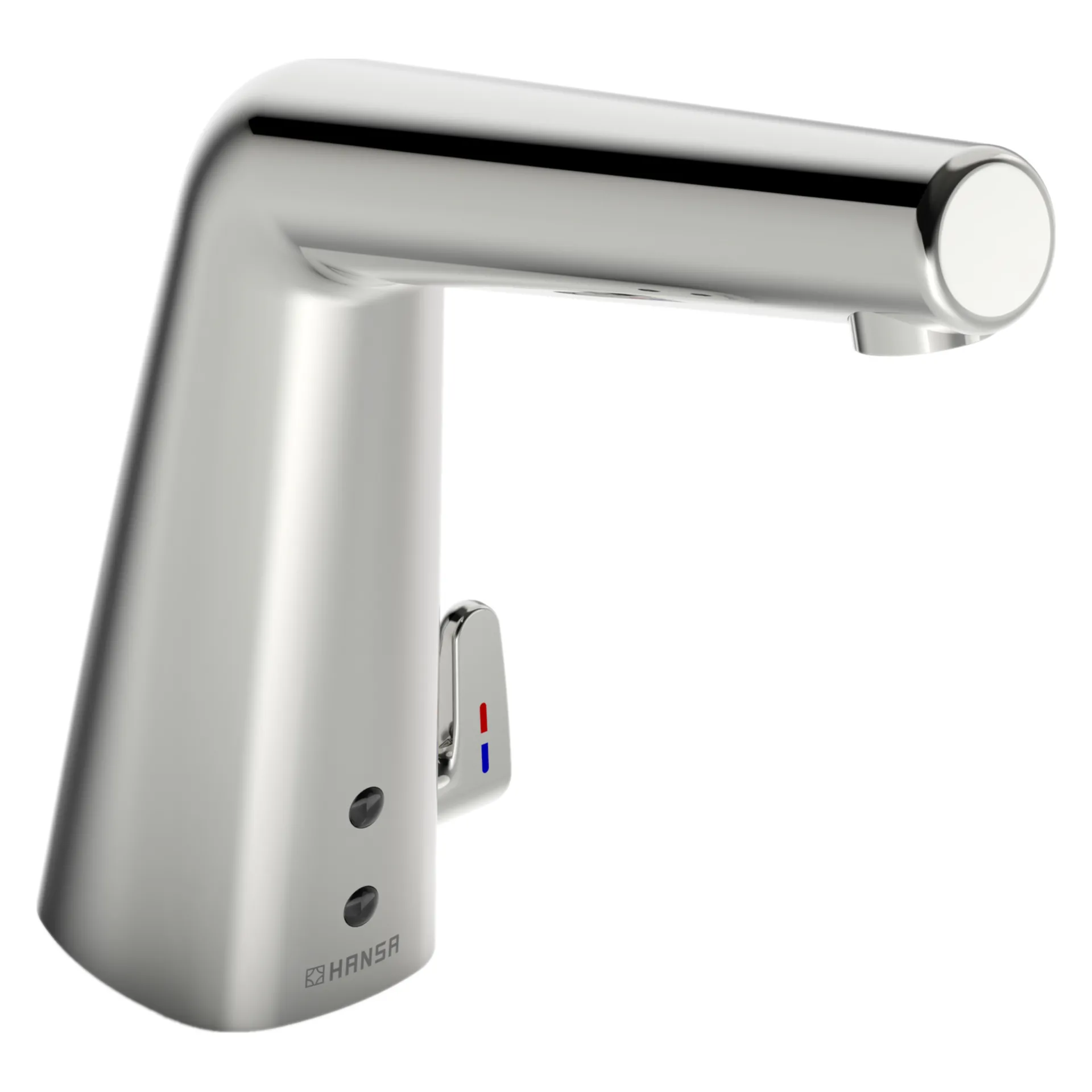 Hansa Waschtischarmatur, elektronisch „Designo Style“ Ausladung 138 mm in Chrom