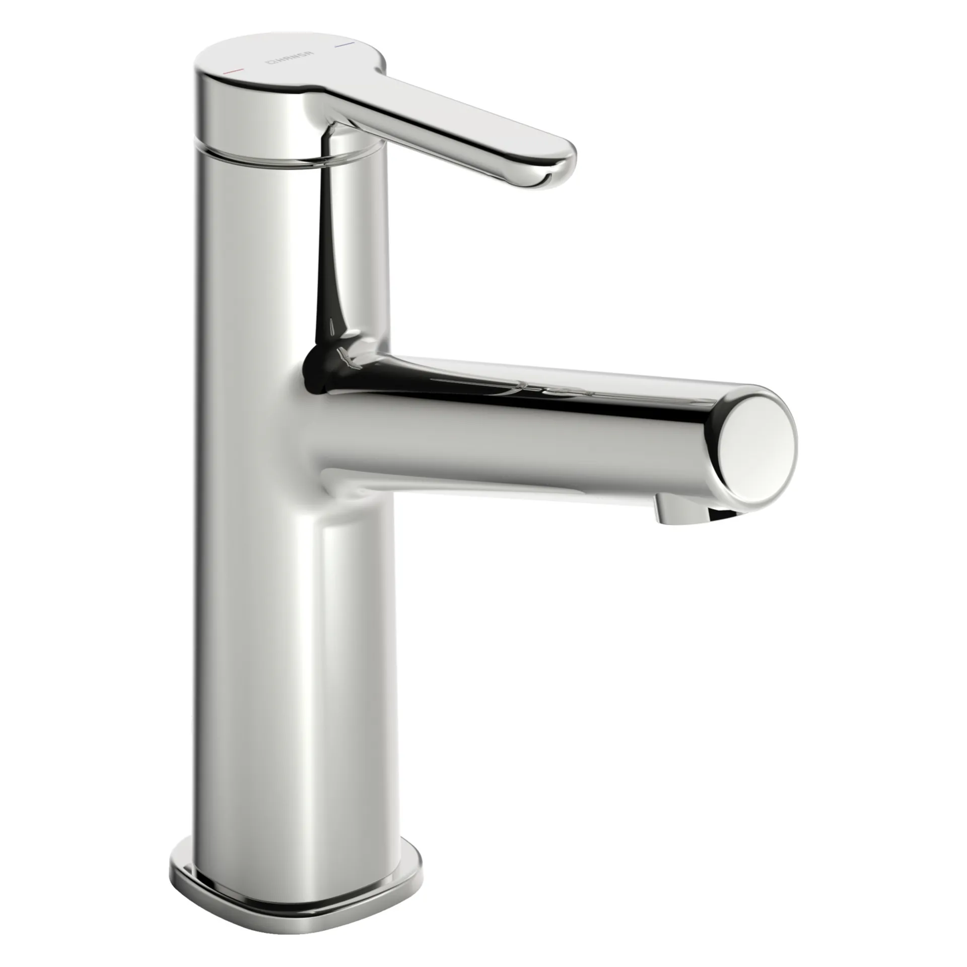 Einhand-Waschtischarmatur „Designo Style“ Ausladung 128 mm in Chrom