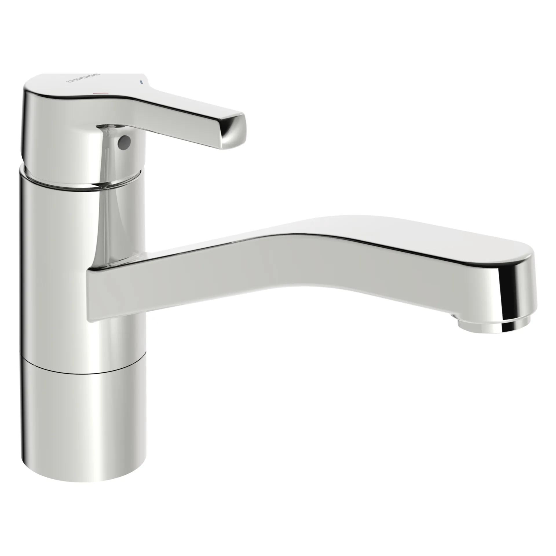 Hansa Einhand-Küchenarmatur „Paleno“ Ausladung 216 mm in chrom