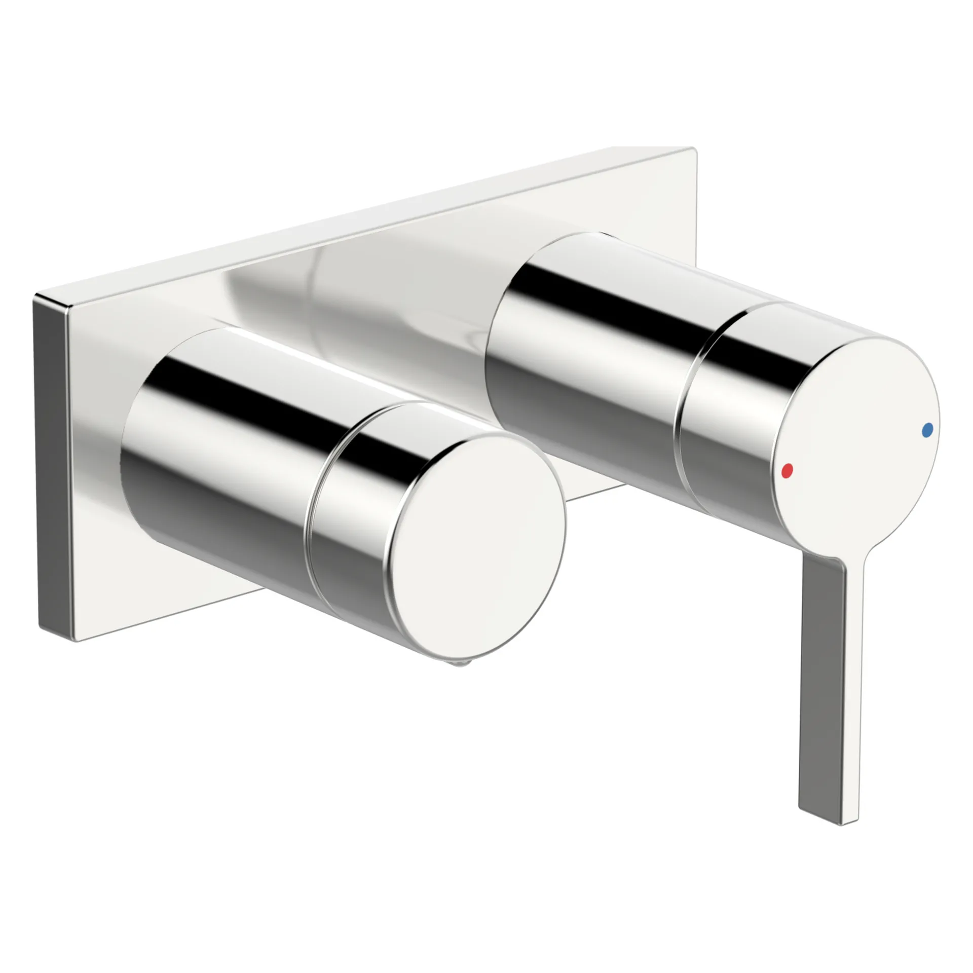 Einhebelmischer Fertigmontageset für Wanne/Brause LOFT 5764 Rosette eckig 4.0 Plattform Chrom