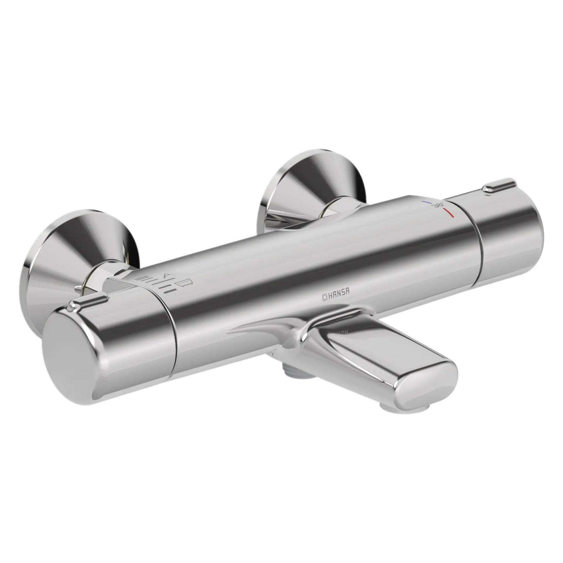 Zweihand-Wannenarmatur „Micra“ Ausladung 159 mm in Chrom