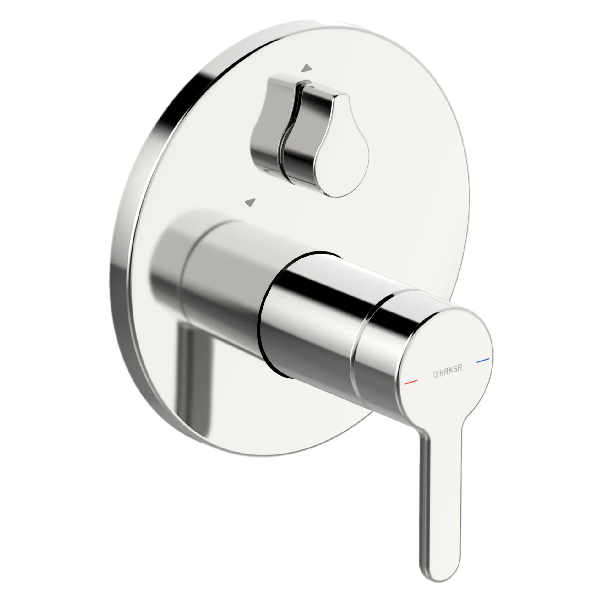 Einhebelmischer Fertigmontageset für Wanne/Brause DESIGNO Style 8111 Rosette rund mit Sicherungseinrichtung