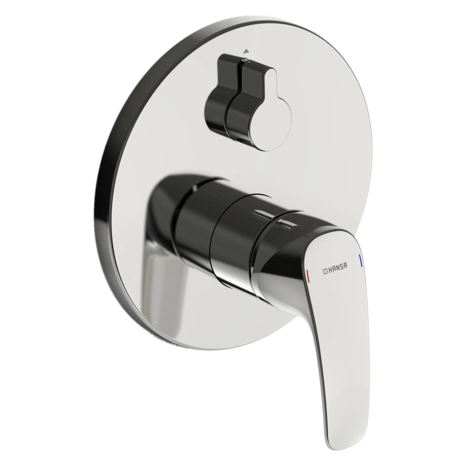 Einhebelmischer Fertigmontageset für Wanne/Brause PINTO 8526 Rosette rund Chrom