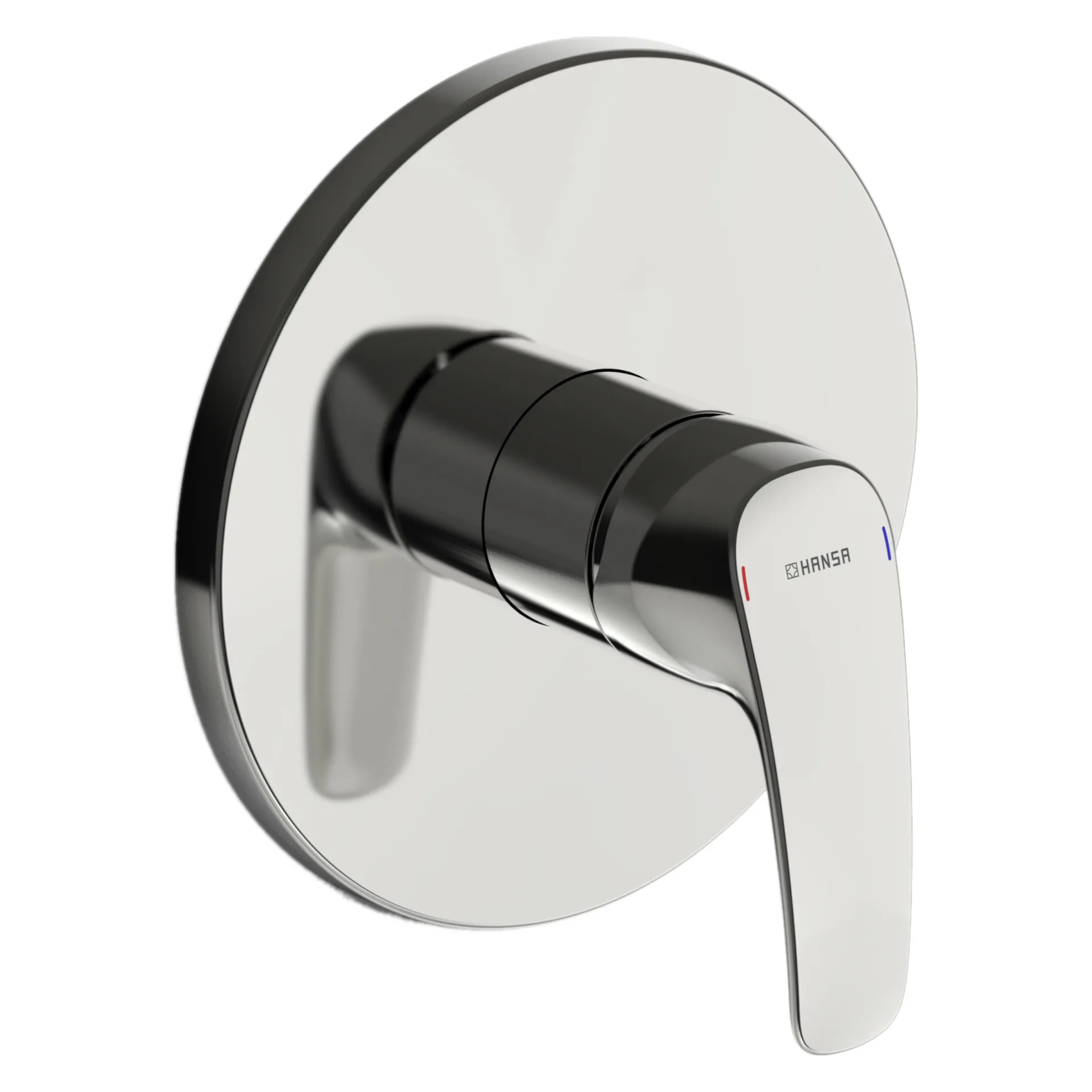 Einhebelmischer Fertigmontageset für Brausebatterie PINTO 8527 Rosette rund Chrom