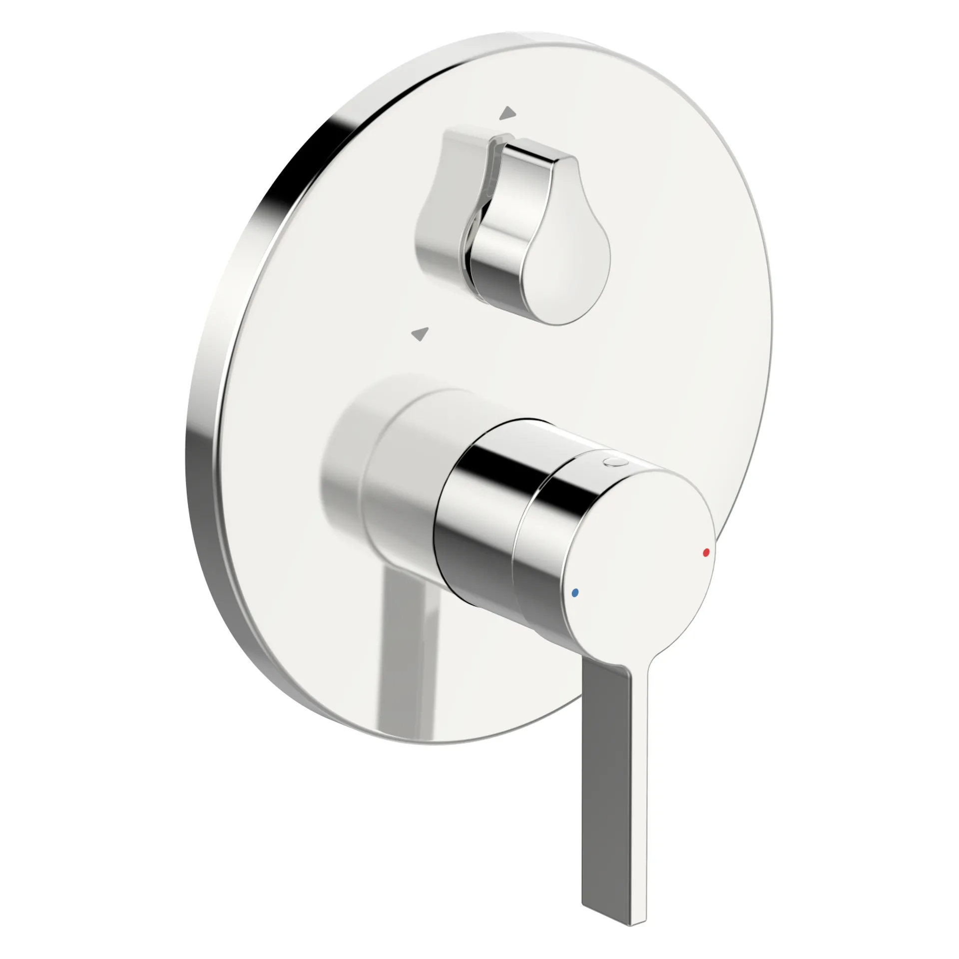 Einhebelmischer Fertigmontageset für Wanne/Brause LOFT 8772 Rosette rund Chrom